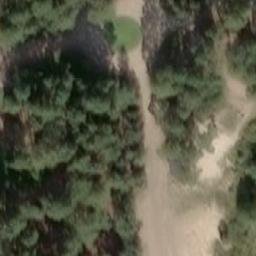 Sand Volleyball Court — aerial view