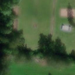 Sand Volleyball Court — aerial view