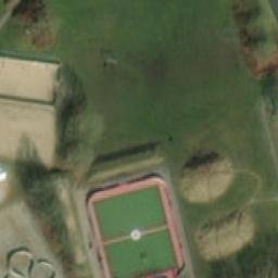 Sand Volleyball Court — aerial view
