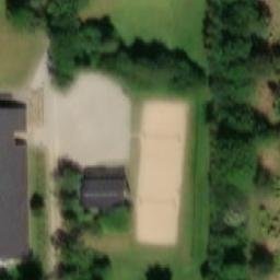 Sand Volleyball Court — aerial view