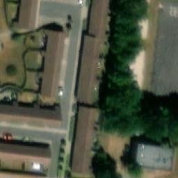 Sand Volleyball Court — aerial view