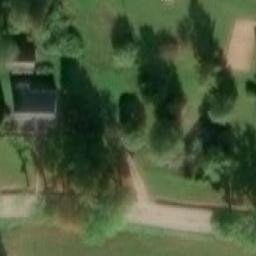 Sand Volleyball Court — aerial view