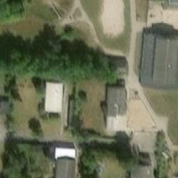 Sand Volleyball Court — aerial view