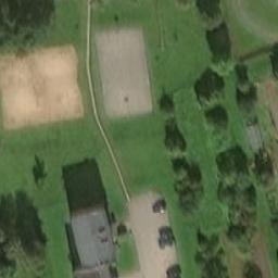 Sand Volleyball Court — aerial view
