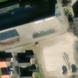 Sand Volleyball Court — aerial view