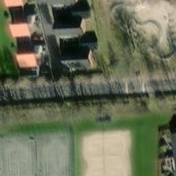 Sand Volleyball Court — aerial view