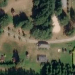 Sand Volleyball Court — aerial view