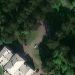 Sand Volleyball Court — aerial view