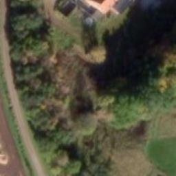 Sand Volleyball Court — aerial view