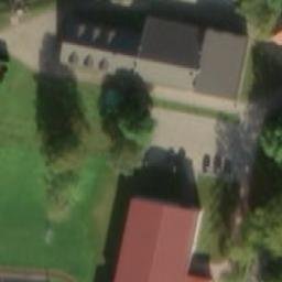 Sand Volleyball Court — aerial view