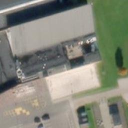 Sand Volleyball Court — aerial view