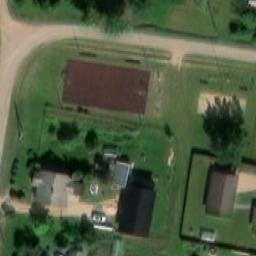 Sand Volleyball Court — aerial view