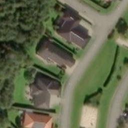 Sand Volleyball Court — aerial view
