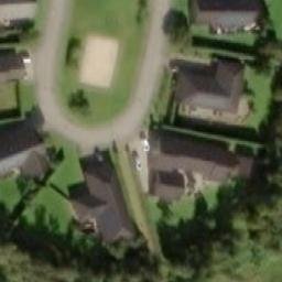 Sand Volleyball Court — aerial view