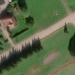 Sand Volleyball Court — aerial view