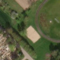 Sand Volleyball Court — aerial view