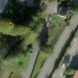 Sand Volleyball Court — aerial view