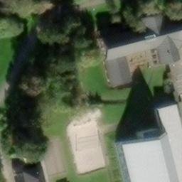 Sand Volleyball Court — aerial view