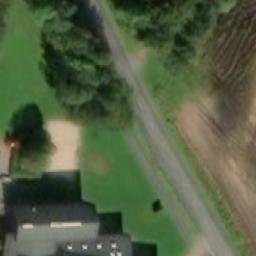 Sand Volleyball Court — aerial view