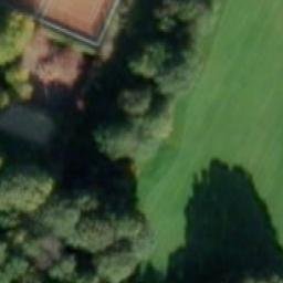 Sand Volleyball Court — aerial view
