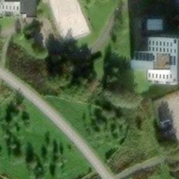 Sand Volleyball Court — aerial view
