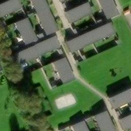 Sand Volleyball Court — aerial view