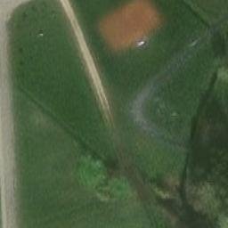 Sand Volleyball Court — aerial view