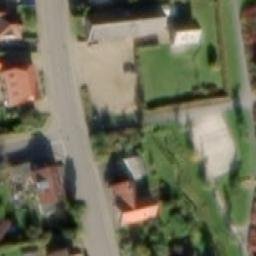 Sand Volleyball Court — aerial view
