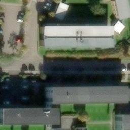 Damager Volleyballbane — aerial view