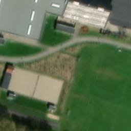 Sand Volleyball Court — aerial view