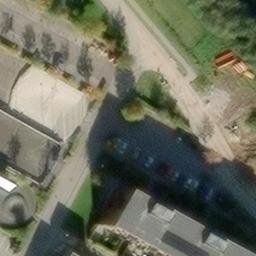 Sand Volleyball Court — aerial view