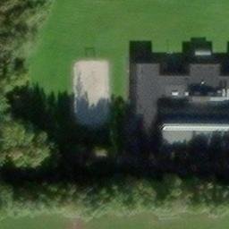 Sand Volleyball Court — aerial view