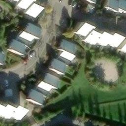 Sand Volleyball Court — aerial view
