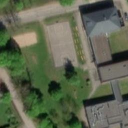 Sand Volleyball Court — aerial view