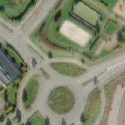 Sand Volleyball Court — aerial view