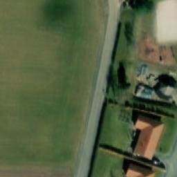 Sand Volleyball Court — aerial view