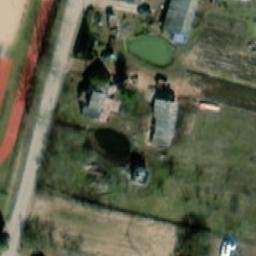 Sand Volleyball Court — aerial view