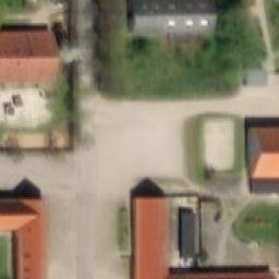 Sand Volleyball Court — aerial view