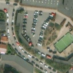 Volleyball Court — aerial view