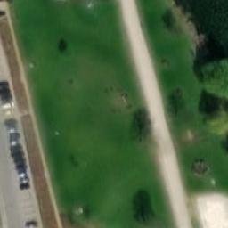 Sand Volleyball Court — aerial view