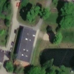Sand Volleyball Court — aerial view