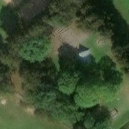 Sand Volleyball Court — aerial view