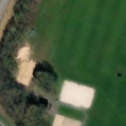 Sand Volleyball Court — aerial view