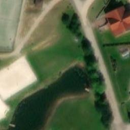 Sand Volleyball Court — aerial view