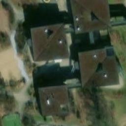 Sand Volleyball Court — aerial view