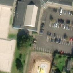 Sand Volleyball Court — aerial view