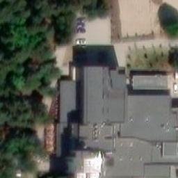Sand Volleyball Court — aerial view