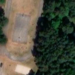 Sand Volleyball Court — aerial view