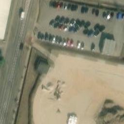 Sand Volleyball Court — aerial view