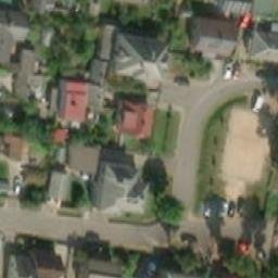 Sand Volleyball Court — aerial view